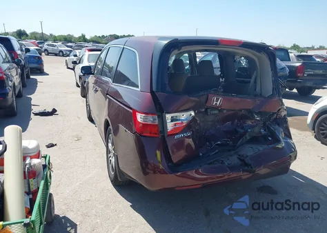 2013 Honda Odyssey Ex from USA, damaged, VIN 5FNRL5H48DB008213